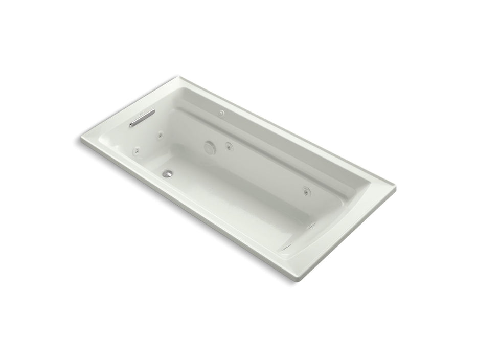 KOHLER K-1124-H Archer 72" x 36" drop-in heated whirlpool bath