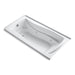 KOHLER K-1257-LW Mariposa 72" x 36" alcove whirlpool bath with Bask heated surface, left drain