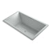 KOHLER K-1137-W1 Underscore 72" x 42" drop-in bath with Bask heated surface