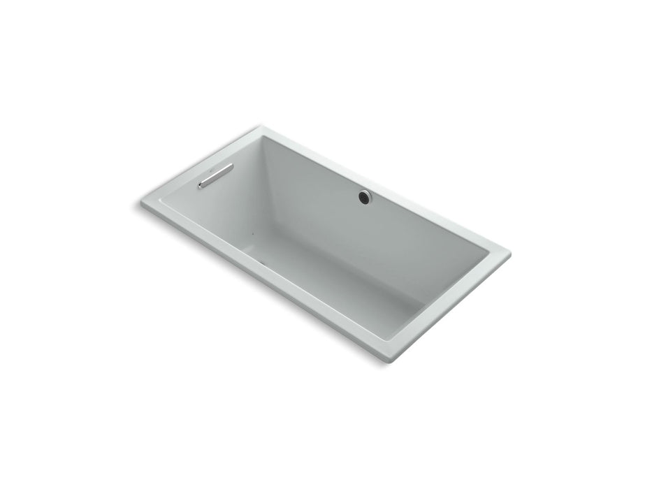 KOHLER K-1168-GHW Underscore 60" x 32" drop-in Heated BubbleMassage air bath with Bask heated surface