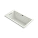 KOHLER K-1168-GHW Underscore 60" x 32" drop-in Heated BubbleMassage air bath with Bask heated surface