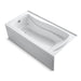 KOHLER K-1257-GHLAW Mariposa 72" x 36" alcove Heated BubbleMassage air bath with Bask heated surface, left drain