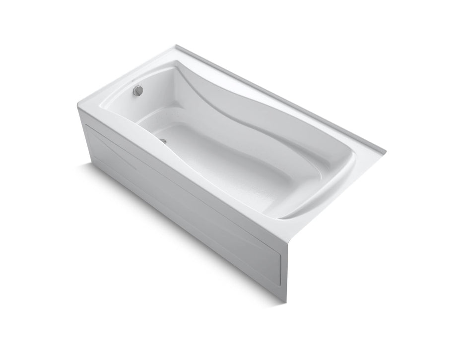 KOHLER K-1257-GHLAW Mariposa 72" x 36" alcove Heated BubbleMassage air bath with Bask heated surface, left drain