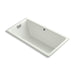KOHLER K-856-GHBN Tea-for-Two 66" x 36" drop-in Heated BubbleMassage air bath