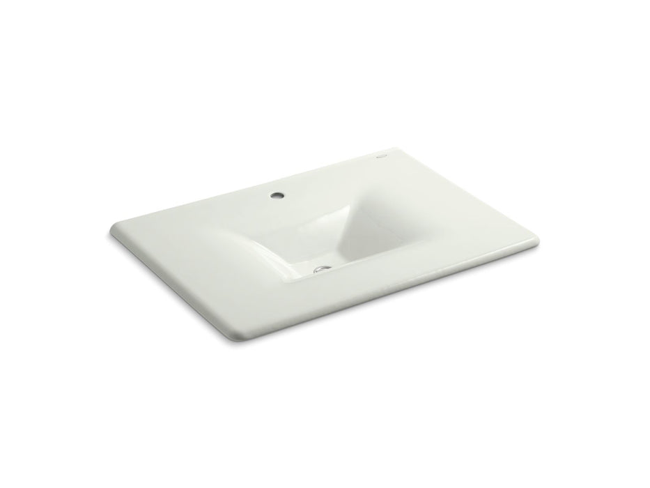 KOHLER Iron/Impressions 31" Enameled cast iron vanity top with integrated rectangular sink