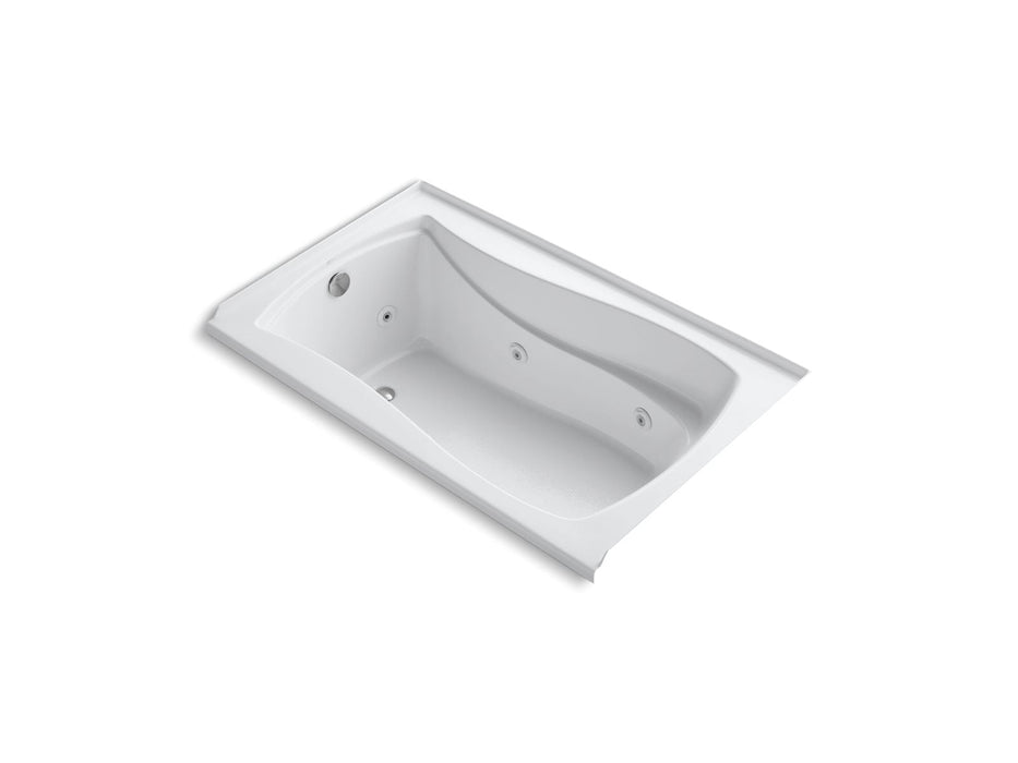 KOHLER K-1239-LH Mariposa 60" x 36" alcove heated whirlpool, left drain and heater