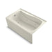 KOHLER K-1239-HL Mariposa 60" x 36" alcove heated whirlpool, left drain