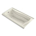 KOHLER K-1257-GHLF Mariposa 72" x 36" alcove Heated BubbleMassage air bath, left drain