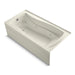 KOHLER K-1257-LA Mariposa 72" x 36" alcove whirlpool bath, left drain