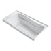 KOHLER K-1257-RW Mariposa 72" x 36" alcove whirlpool bath with Bask heated surface, right drain