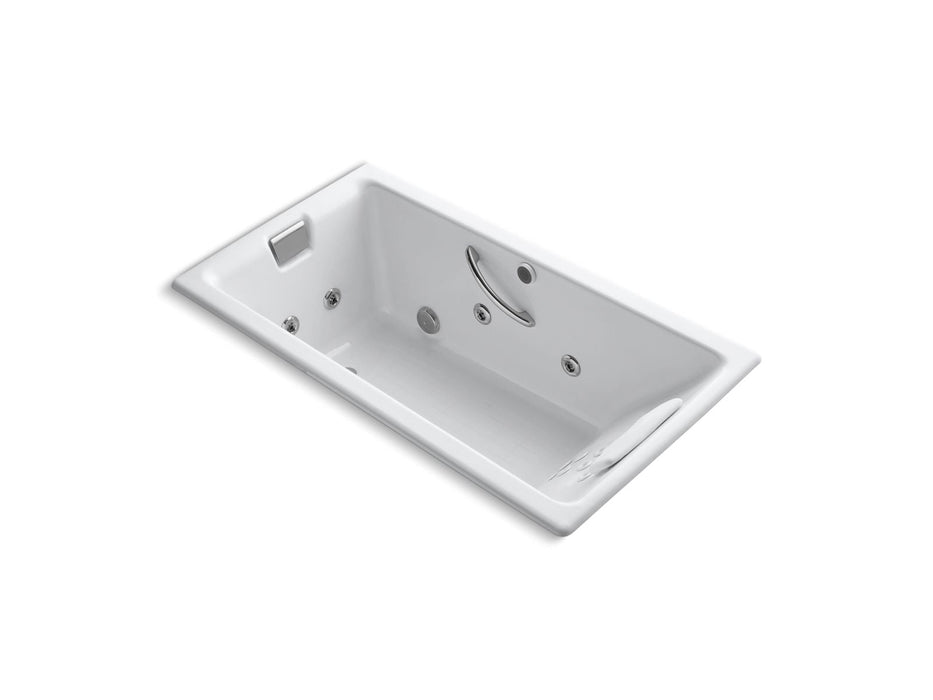 KOHLER K-856-M Tea-for-Two 66" x 36" drop-in whirlpool bath