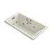 KOHLER K-856-M Tea-for-Two 66" x 36" drop-in whirlpool bath