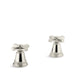 KOHLER K-T13141-3A Pinstripe Pure Deck-mount bath faucet handle trim with Cross design