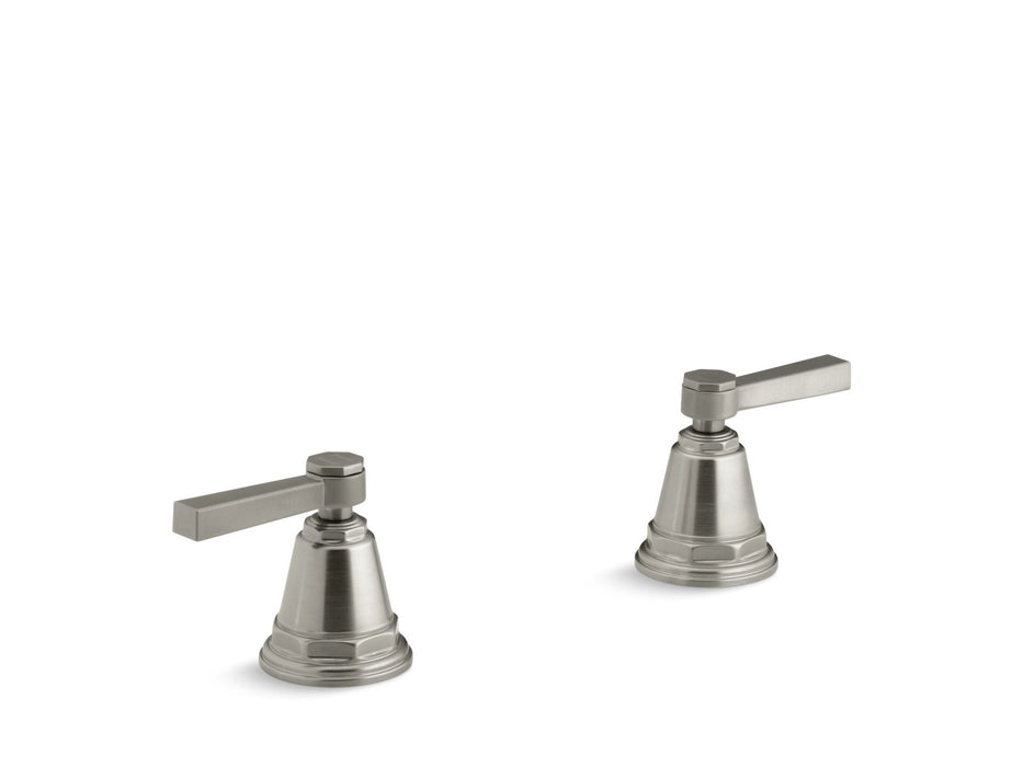 KOHLER K-T13141-4A Pinstripe Pure Deck-mount bath faucet handle trim with Lever design