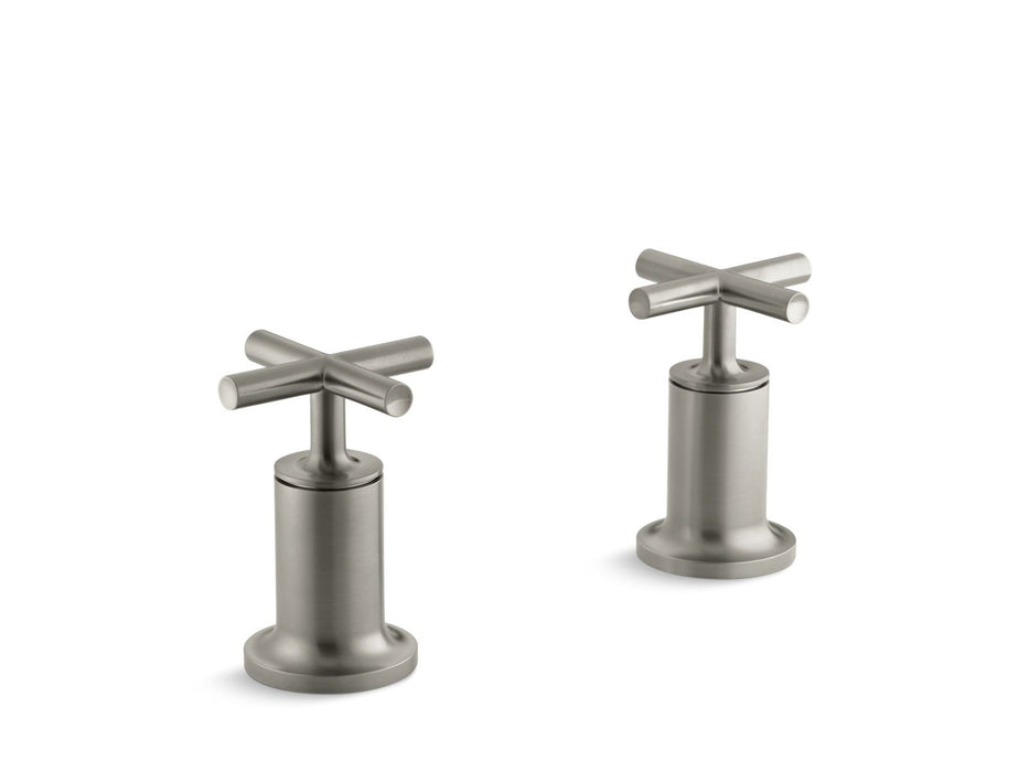 KOHLER K-T14429-3 Purist Deck- or wall-mount bath faucet handle trim with cross design