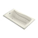 KOHLER K-1224-W1 Mariposa 66" x 35-7/8" drop-in whirlpool bath with Bask heated surface and end drain