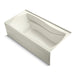 KOHLER K-1259-RAW Mariposa 72" x 36" alcove bath with Bask heated surface, right drain