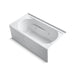 KOHLER K-1357-HR Devonshire 60" x 32" alcove heated whirlpool bath, right drain