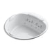 KOHLER K-1394-H2 RiverBath 66" drop-in heated whirlpool bath with chromatherapy