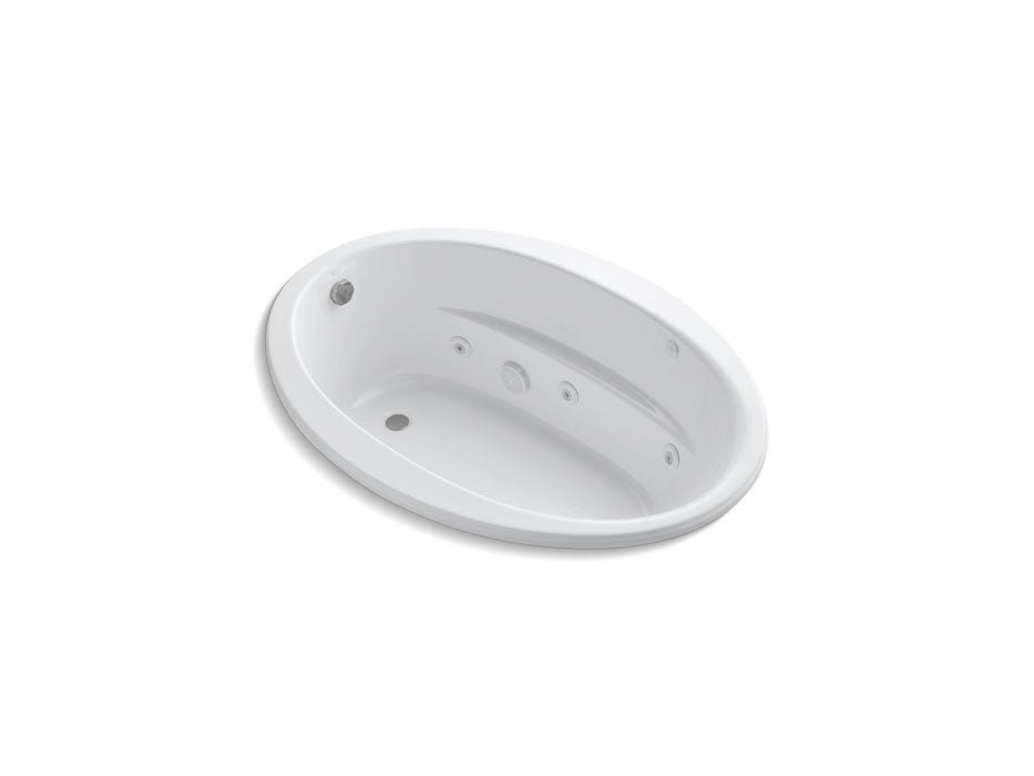 KOHLER K-1162-CB Sunward 60" x 42" drop-in whirlpool bath with Bask heated surface