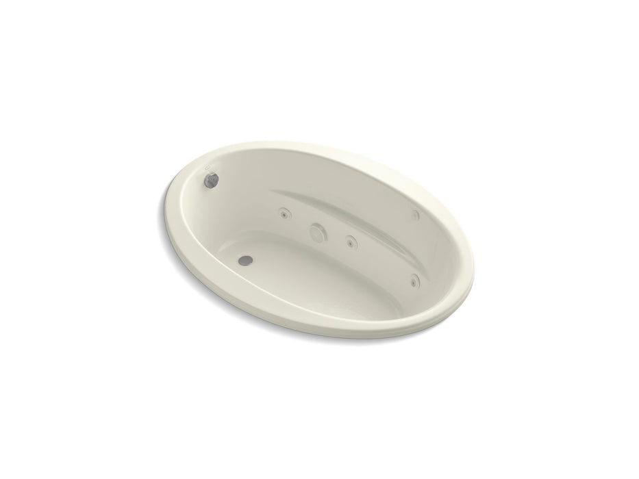 KOHLER K-1162-CB Sunward 60" x 42" drop-in whirlpool bath with Bask heated surface