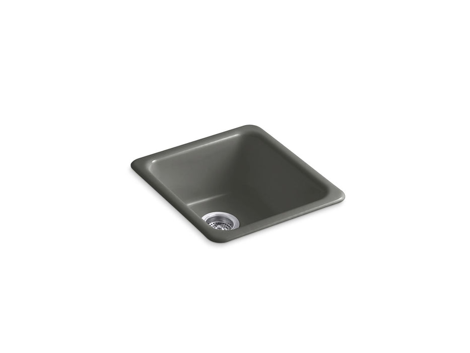 KOHLER K-6584 Iron/Tones 17" top-/undermount single-bowl bar sink