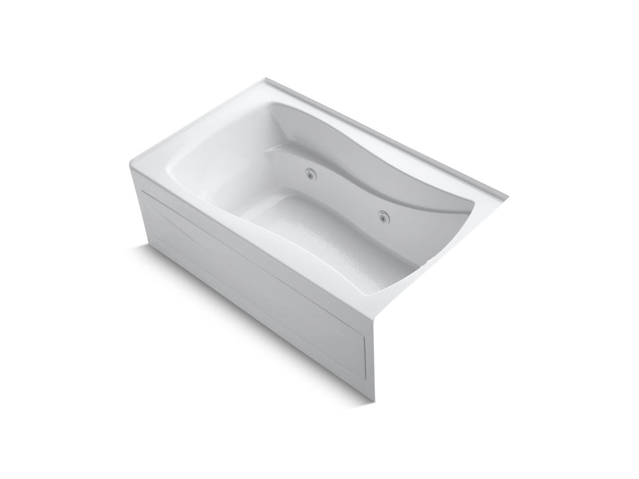 KOHLER K-1239-RA Mariposa 60" x 36" alcove whirlpool, right drain and adjustable jets