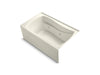 KOHLER K-1239-RA Mariposa 60" x 36" alcove whirlpool, right drain and adjustable jets