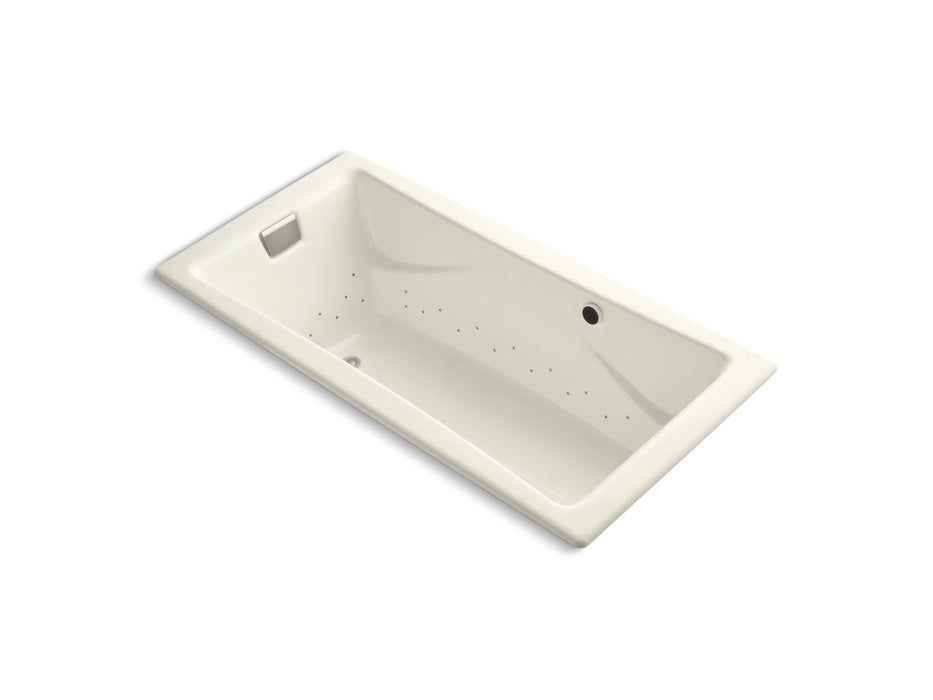 KOHLER K-865-GHBN Tea-for-Two 71-3/4" x 36" drop-in Heated BubbleMassage air bath