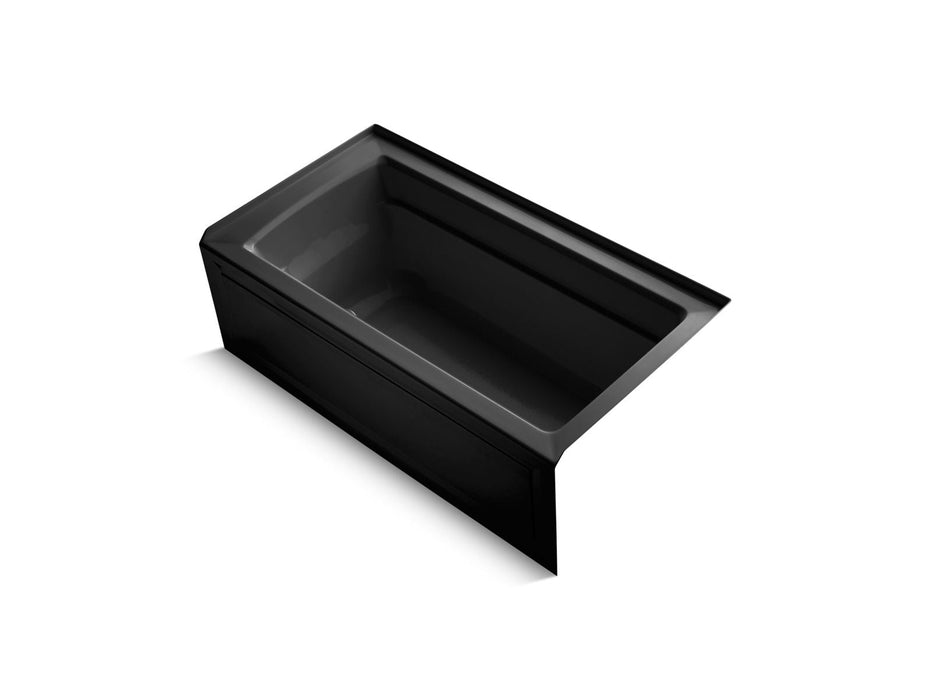 KOHLER K-1122-GHRA Archer 60" x 32" alcove Heated BubbleMassage air bath, right drain