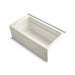 KOHLER K-1122-GHRAW Archer 60" x 32" alcove Heated BubbleMassage air bath with Bask heated surface, right drain
