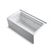 KOHLER K-1122-HR Archer 60" x 32" alcove heated whirlpool bath, right drain