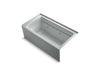 KOHLER K-1122-RA Archer 60" x 32" alcove whirlpool bath right drain