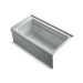 KOHLER K-1122-HR Archer 60" x 32" alcove heated whirlpool bath, right drain
