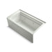 KOHLER K-1122-HR Archer 60" x 32" alcove heated whirlpool bath, right drain