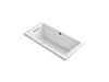 KOHLER K-1167-GH Underscore 60" x 30" drop-in Heated BubbleMassage air bath