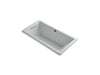 KOHLER K-1167-GH Underscore 60" x 30" drop-in Heated BubbleMassage air bath