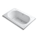 KOHLER K-1169-W1 Memoirs 66" x 42" drop-in bath with Bask heated surface