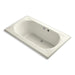 KOHLER K-1418-GH Memoirs 72" x 42" drop-in Heated BubbleMassage air bath