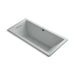 KOHLER K-1822-GH Underscore 66" x 32" drop-in Heated BubbleMassage air bath