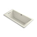 KOHLER K-1822-GHW Underscore 66" x 32" drop-in Heated BubbleMassage air bath with Bask heated surface