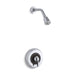 KOHLER K-TS6910-4G Triton Rite-Temp shower valve trim with lever handle and 1.75 gpm showerhead