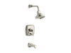 KOHLER K-T16233-4 Margaux Rite-Temp bath and shower trim kit with push-button diverter and lever handle, 2.5 gpm