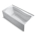 KOHLER K-1257-GHRA Mariposa 72" x 36" alcove Heated BubbleMassage air bath, right drain