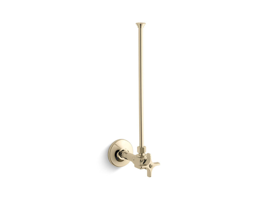 KOHLER K-7637 3/8" NPT angle supply with stop and annealed vertical tube