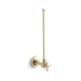 KOHLER 3/8" NPT angle supply with stop and annealed vertical tube