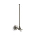 KOHLER 3/8" NPT angle supply with stop and annealed vertical tube