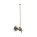 KOHLER 3/8" NPT angle supply with stop and annealed vertical tube