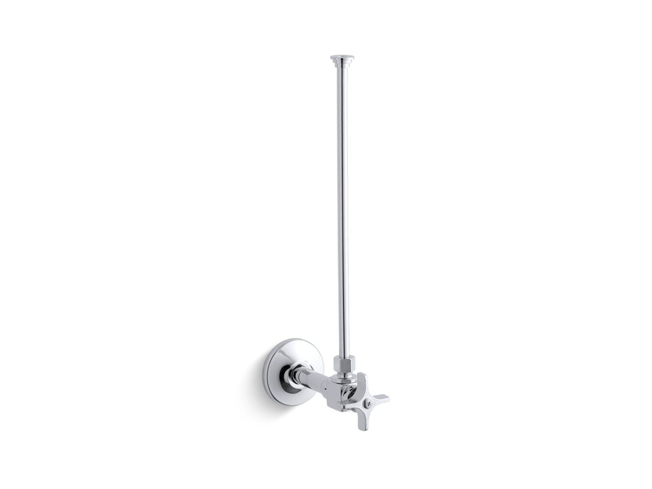 KOHLER K-7637 3/8" NPT angle supply with stop and annealed vertical tube