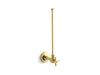 KOHLER K-7637 3/8" NPT angle supply with stop and annealed vertical tube